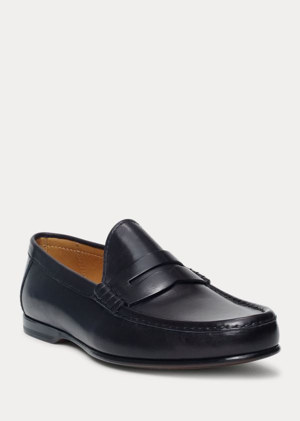 Men's Ralph Lauren Chalmers Calfskin Penny Loafers | 491056JRL